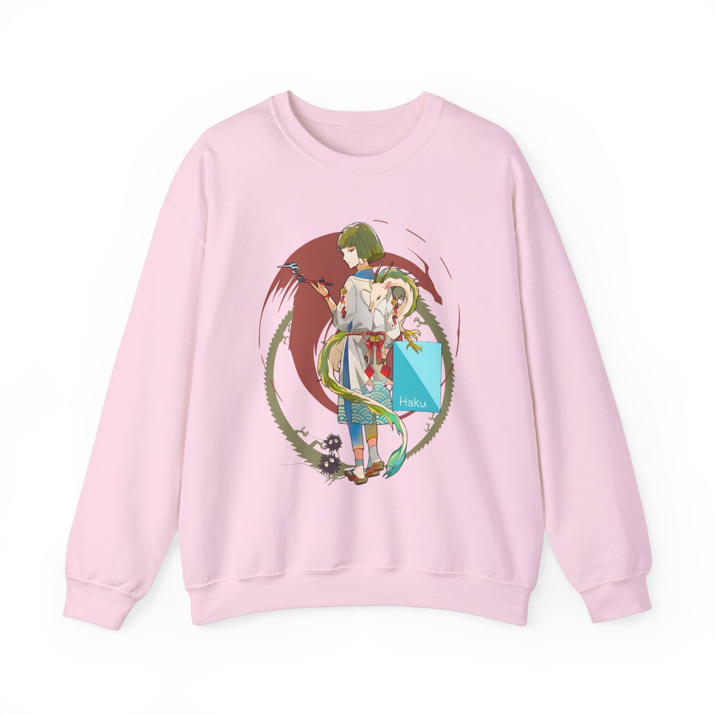 Haku Spirited Away Sweatshirt – 100% Cotton Studio Ghibli Pullover for Anime and Ghibli Fans