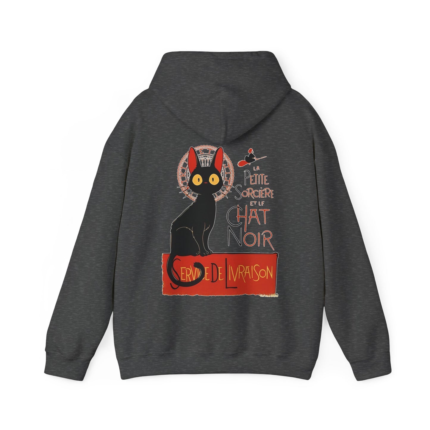 Kiki’s Delivery Service Hoodie | 100% Cotton Back Print Sweatshirt | Studio Ghibli Apparel
