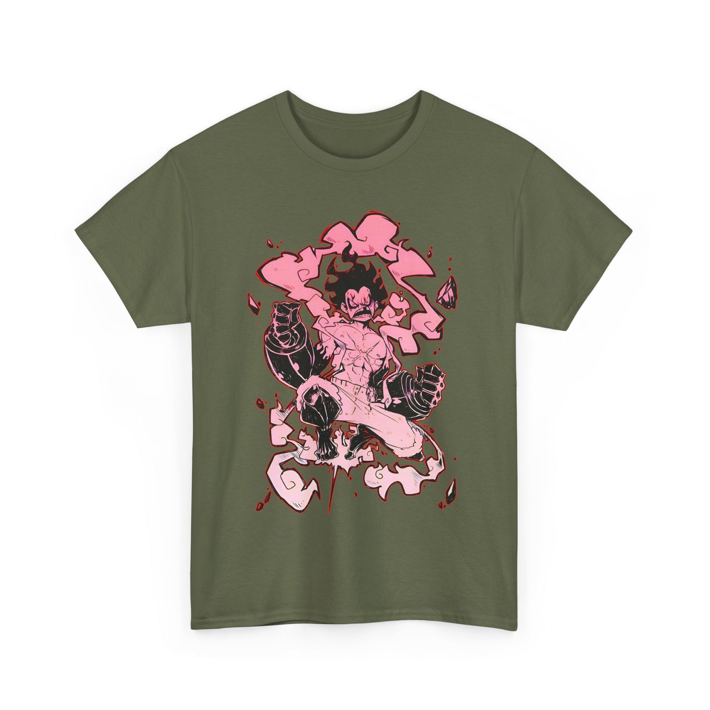 Luffy Gear Fourth Snakeman T-Shirt – 100% Cotton One Piece Anime Tee