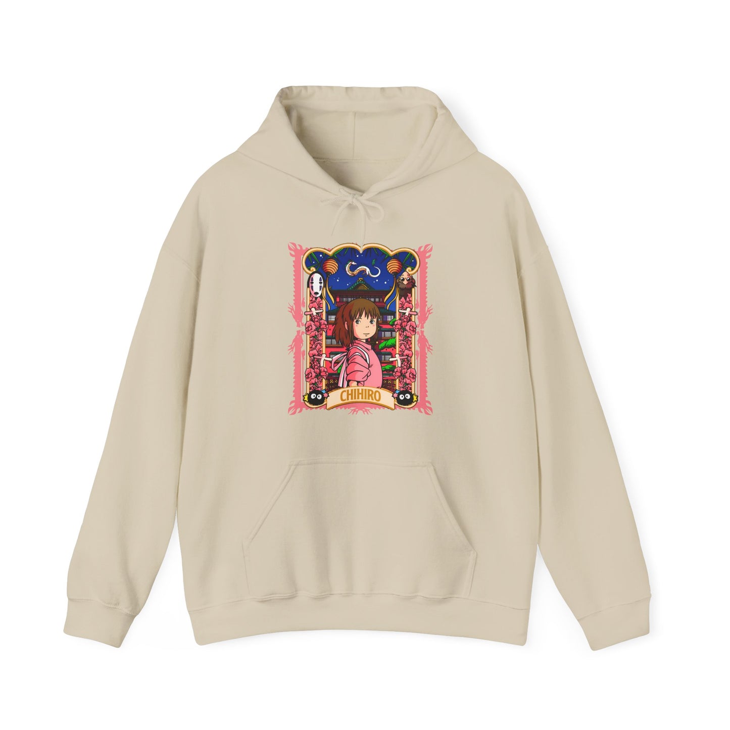 Spirited Away Chihiro Hoodie – 100% Cotton Studio Ghibli Hoodie for Anime and Ghibli Fans