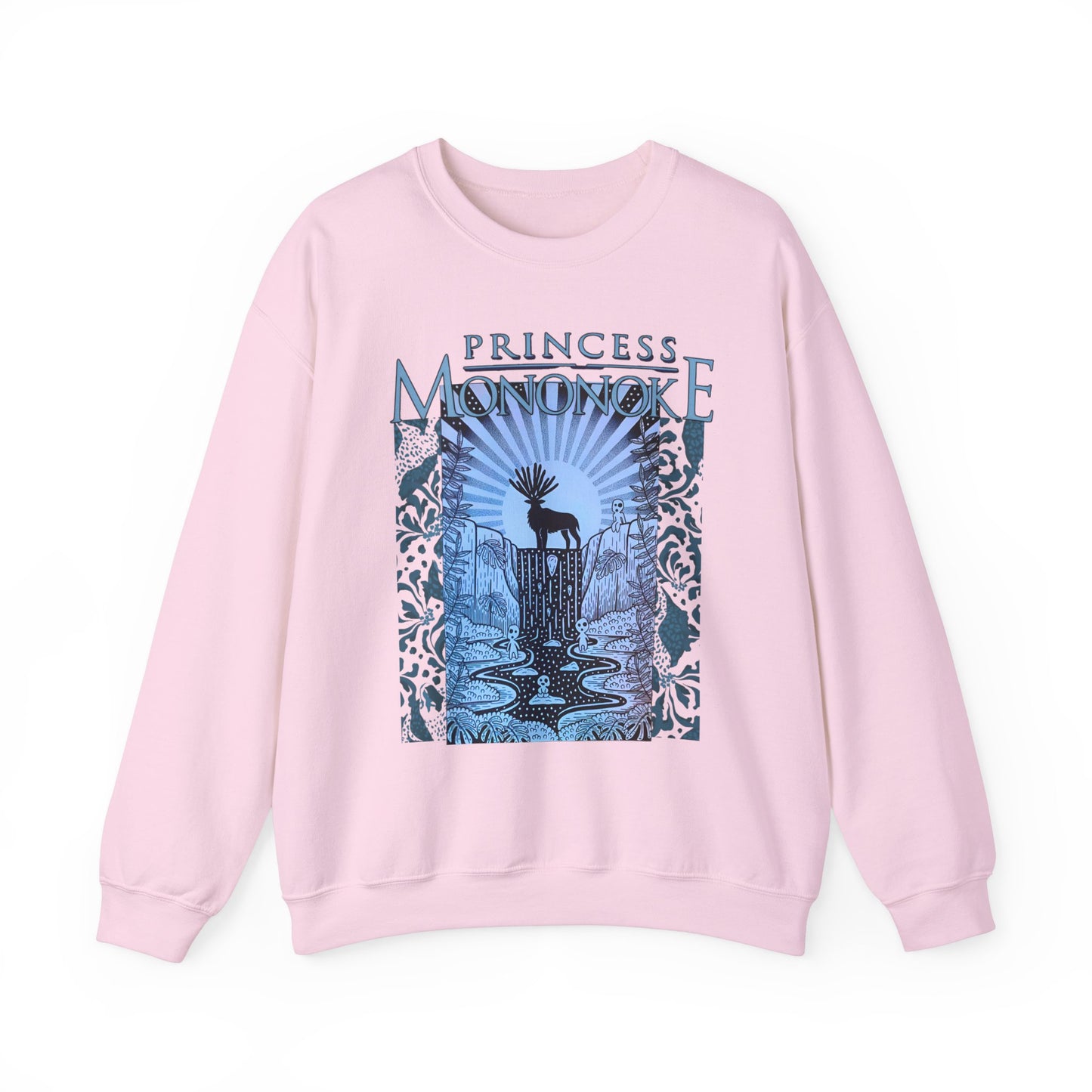 Mononoke Princess Forest Spirit Sweatshirt – 100% Cotton Studio Ghibli Inspired Anime Pullover
