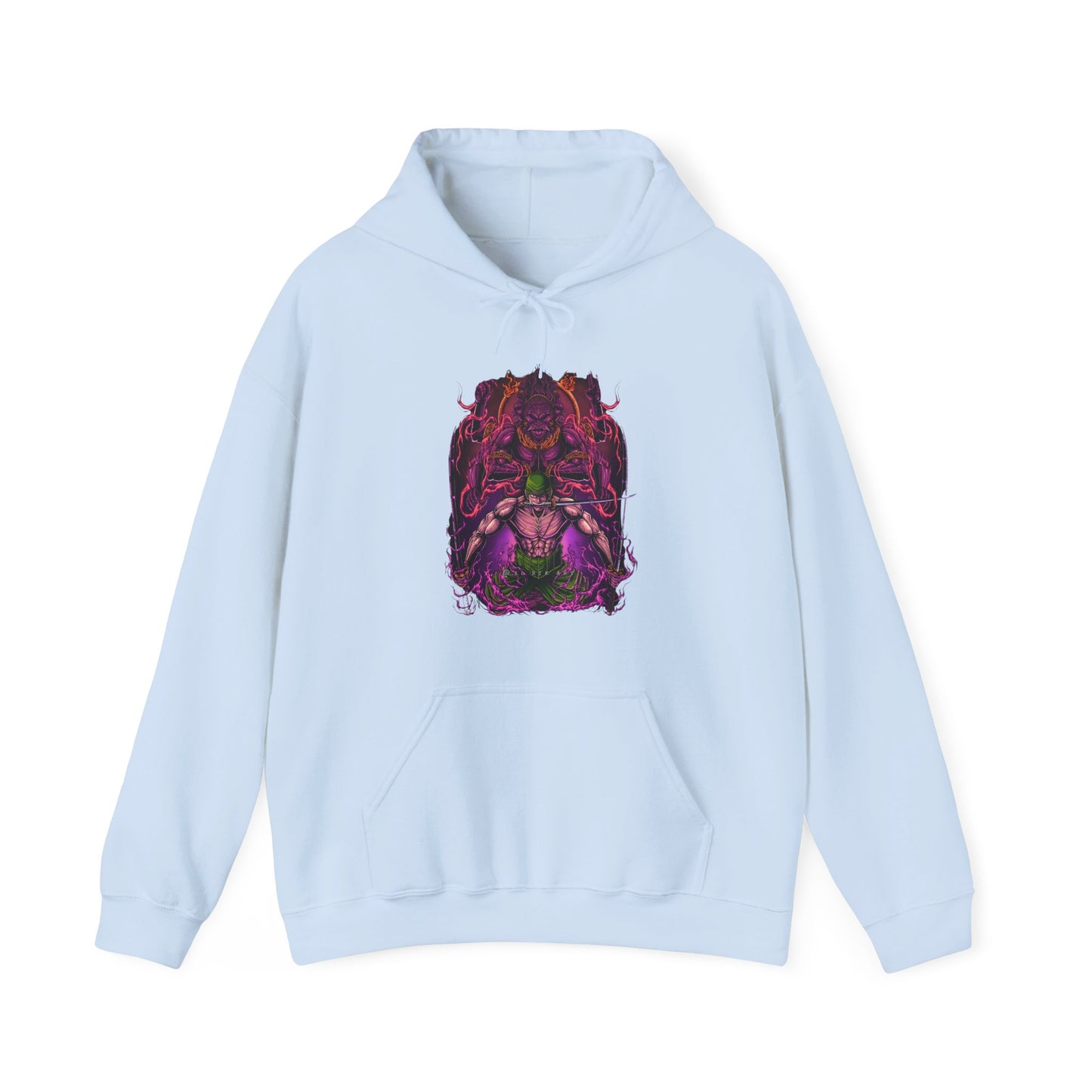 Roronoa Zoro Hoodie – 100% Cotton One Piece Anime Pullover for Fans