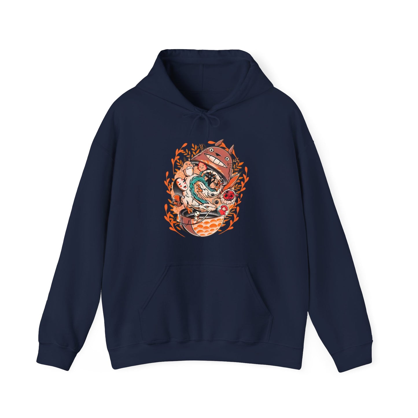 Totoro Matryoshka Hoodie – 100% Cotton Studio Ghibli Sweatshirt for Anime Fans
