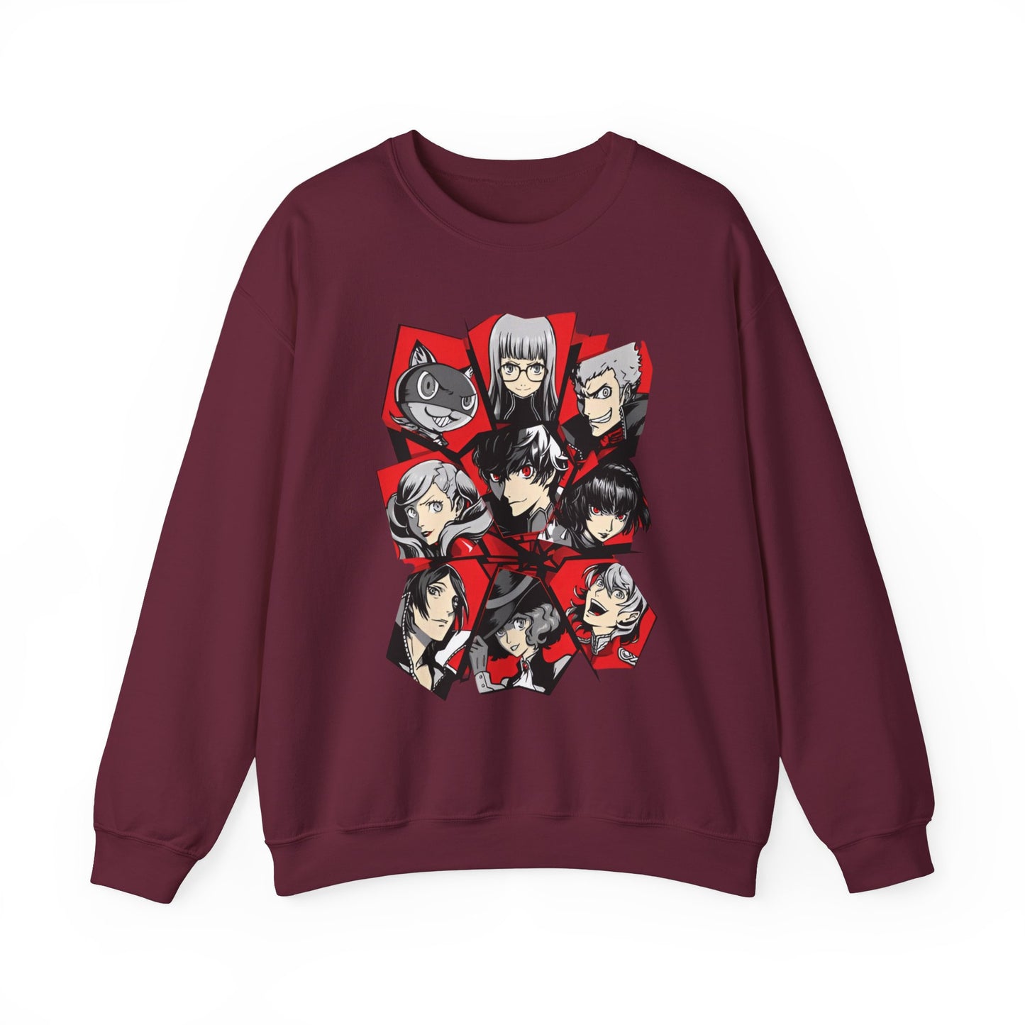 Persona 5 Video Game Sweatshirt – 100% Cotton | Phantom Thieves Cozy Anime Sweater