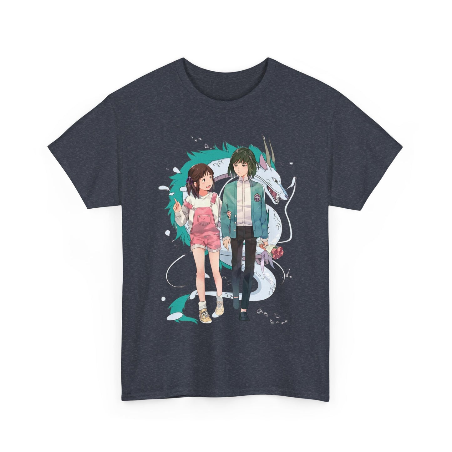 Spirited Away T-Shirt 100% Cotton Studio Ghibli Anime Graphic Tee