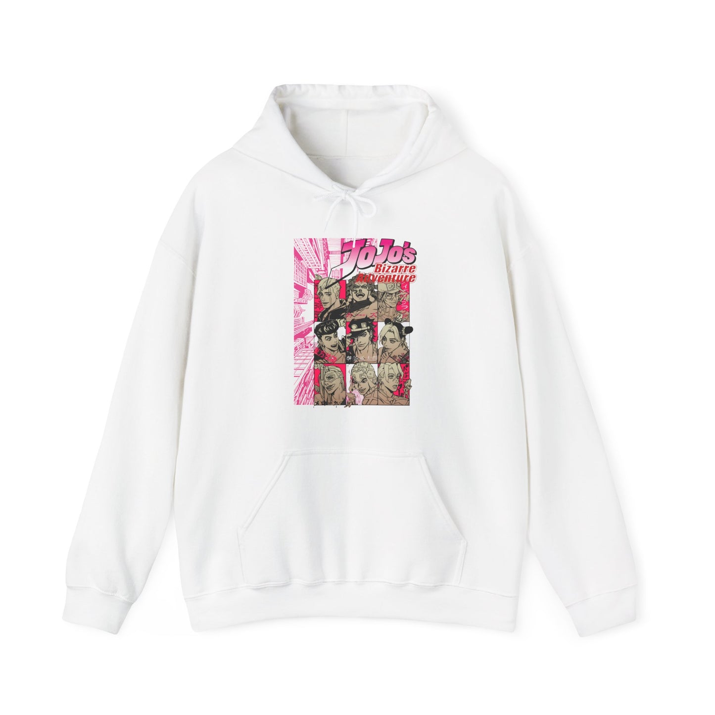 JoJo’s Bizarre Adventure Hoodie – 100% Cotton Anime Hoodie Featuring Iconic Joestar & Stand Designs – Stylish Otaku Sweatshirt