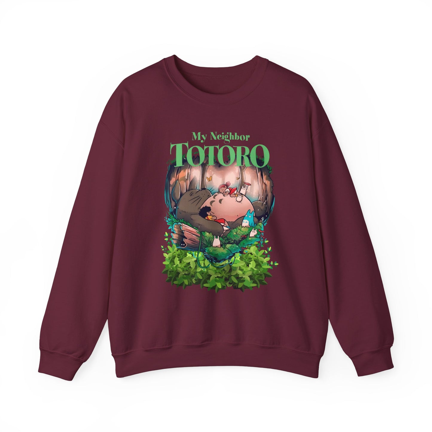 My Neighbor Totoro Dream Sweatshirt – 100% Cotton Cozy Anime Pullover for Studio Ghibli Fans