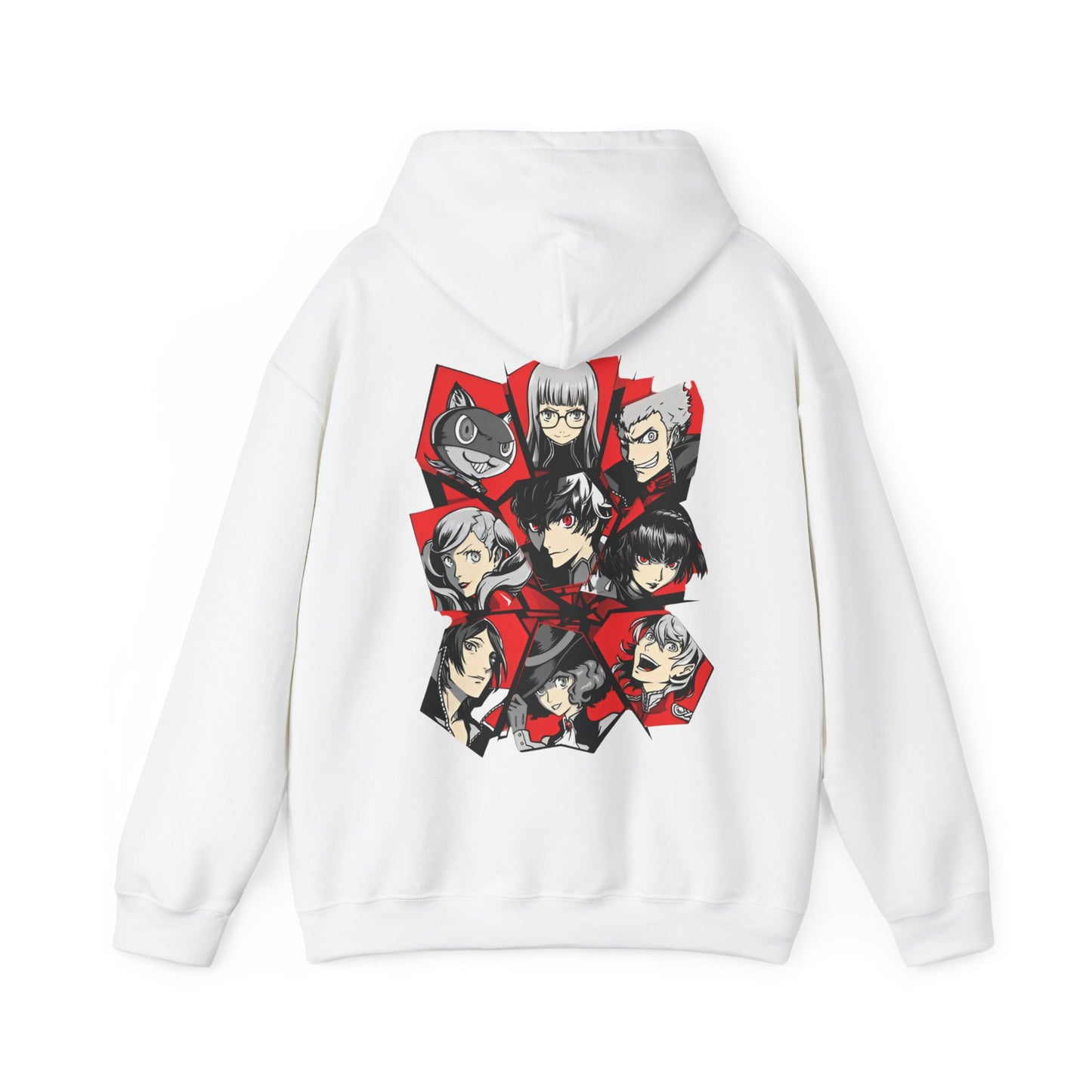 Persona 5 Hoodie with Back Print – 100% Cotton | Phantom Thieves Anime Gamer Hoodie