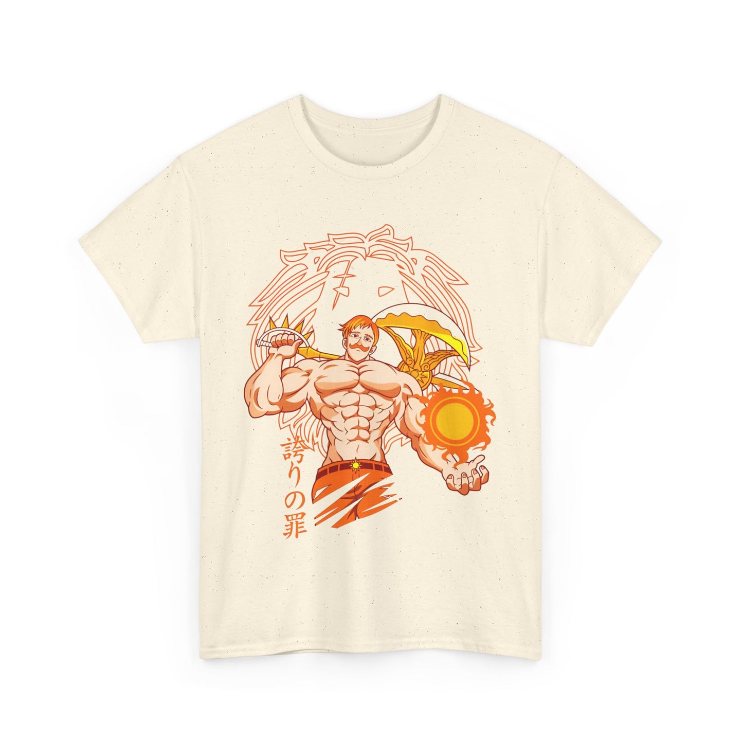 Escanor Seven Deadly Sins T-Shirt – 100% Cotton Anime Tee for Lion’s Sin of Pride Fans