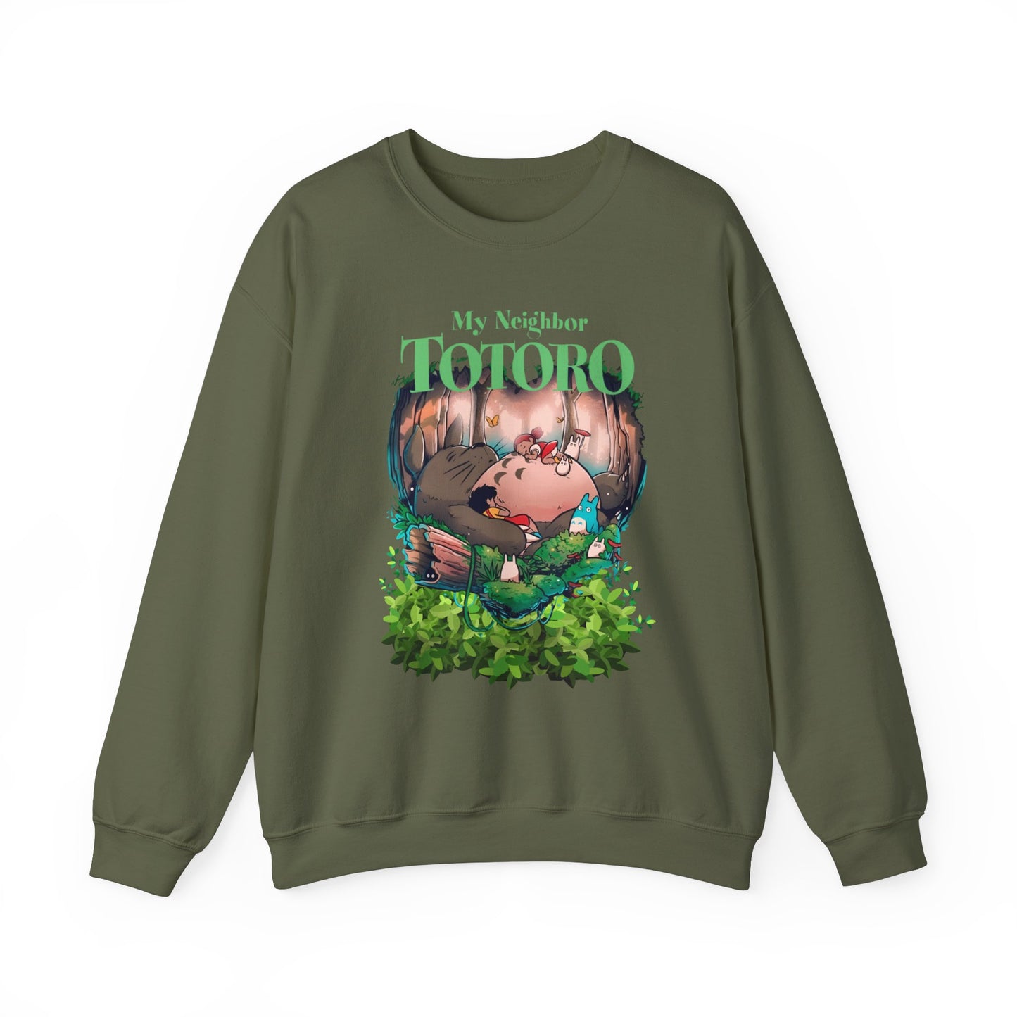 My Neighbor Totoro Dream Sweatshirt – 100% Cotton Cozy Anime Pullover for Studio Ghibli Fans