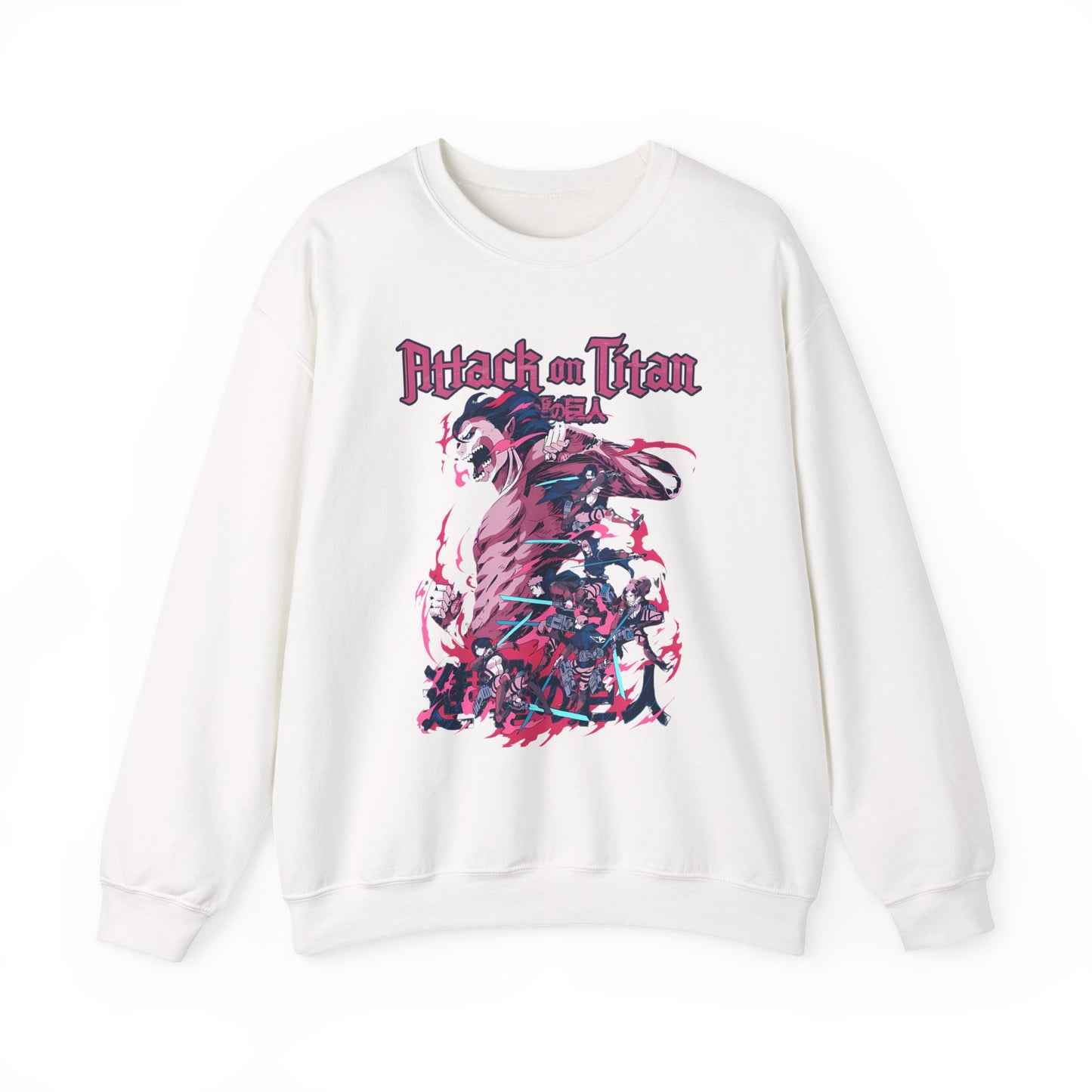 Attack on Titan Sweatshirt – 100% Cotton Pullover for Anime Fans
