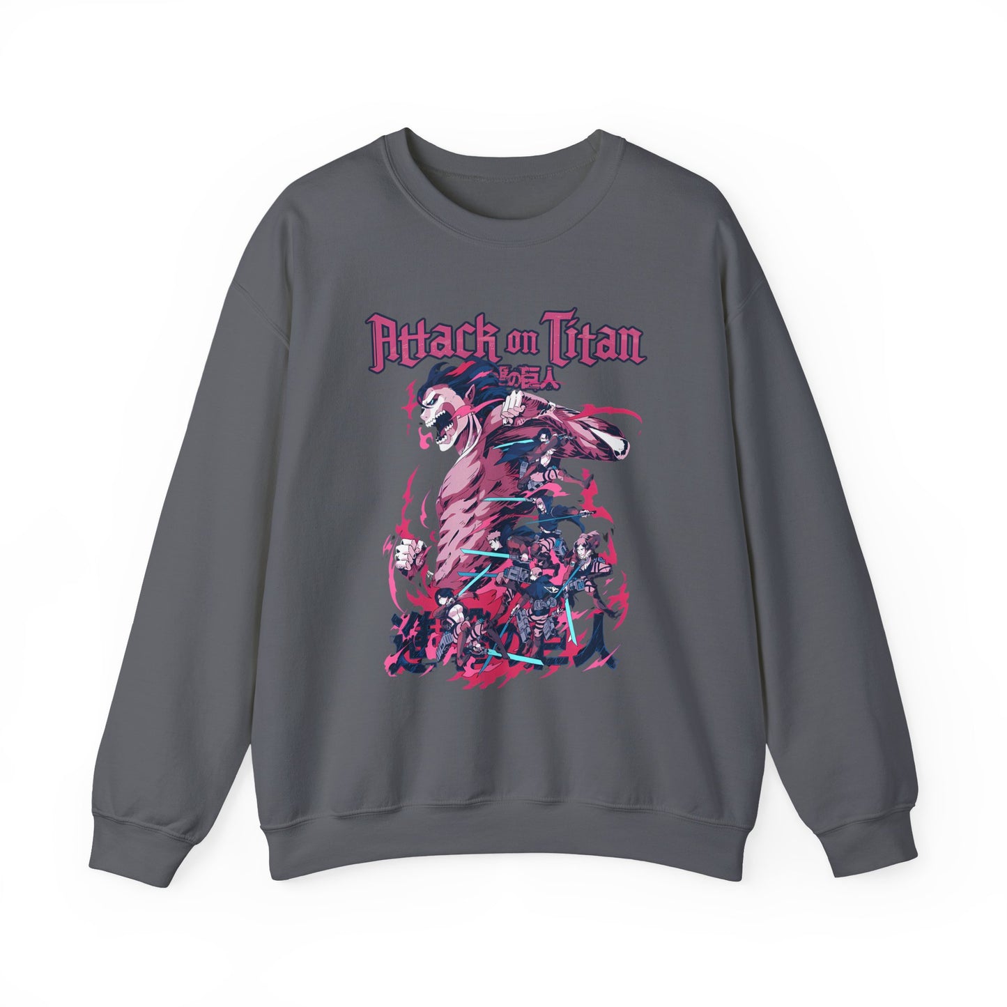 Attack on Titan Sweatshirt – 100% Cotton Pullover for Anime Fans
