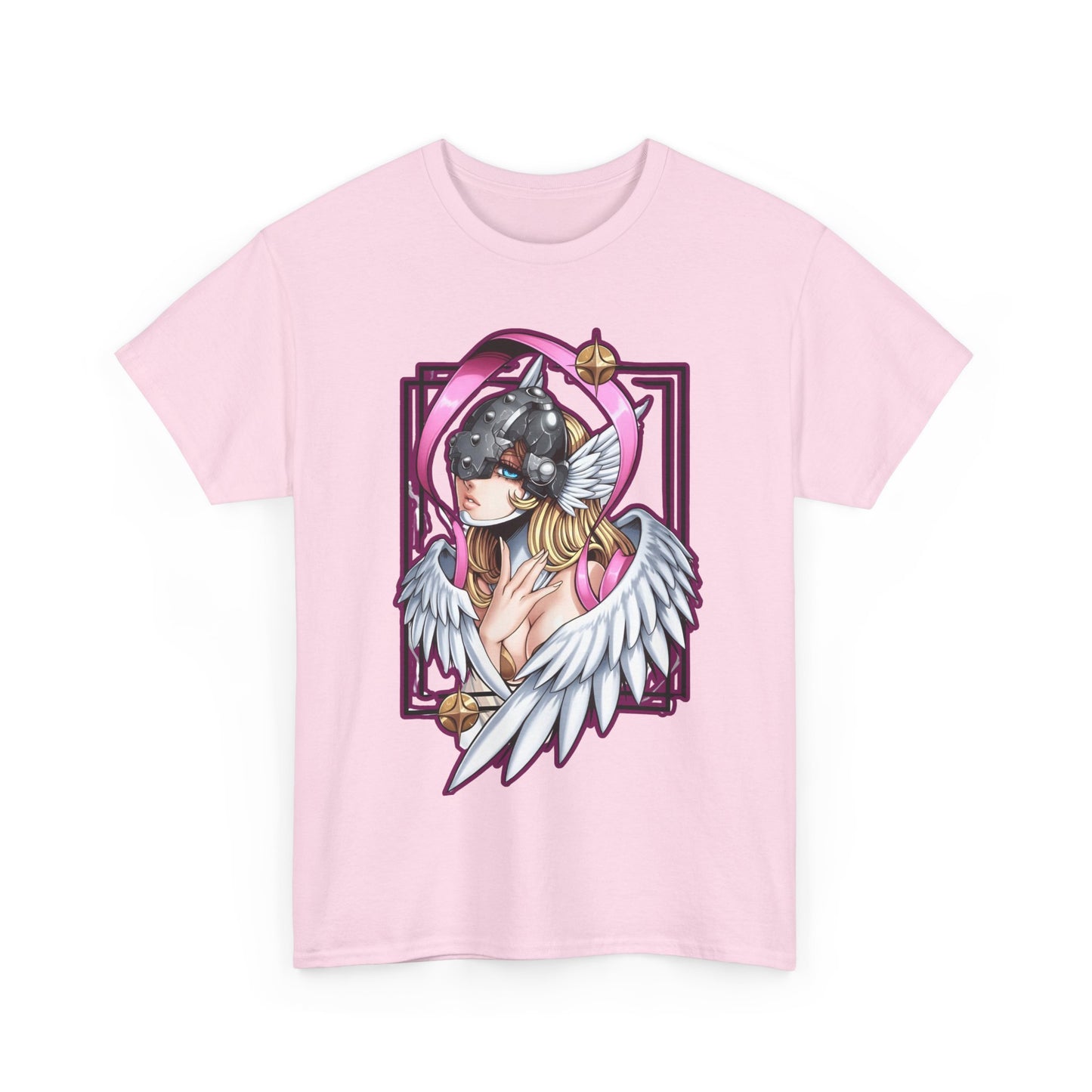 Angewomon T-Shirt – 100% Cotton Digimon Anime Shirt for Fans