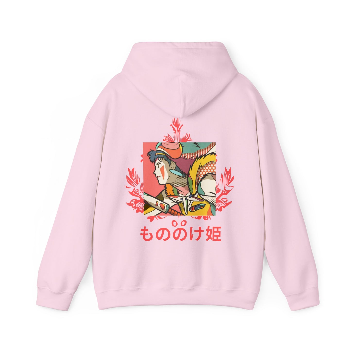 Princess Mononoke Hoodie with Back Print – 100% Cotton Studio Ghibli Inspired Pullover