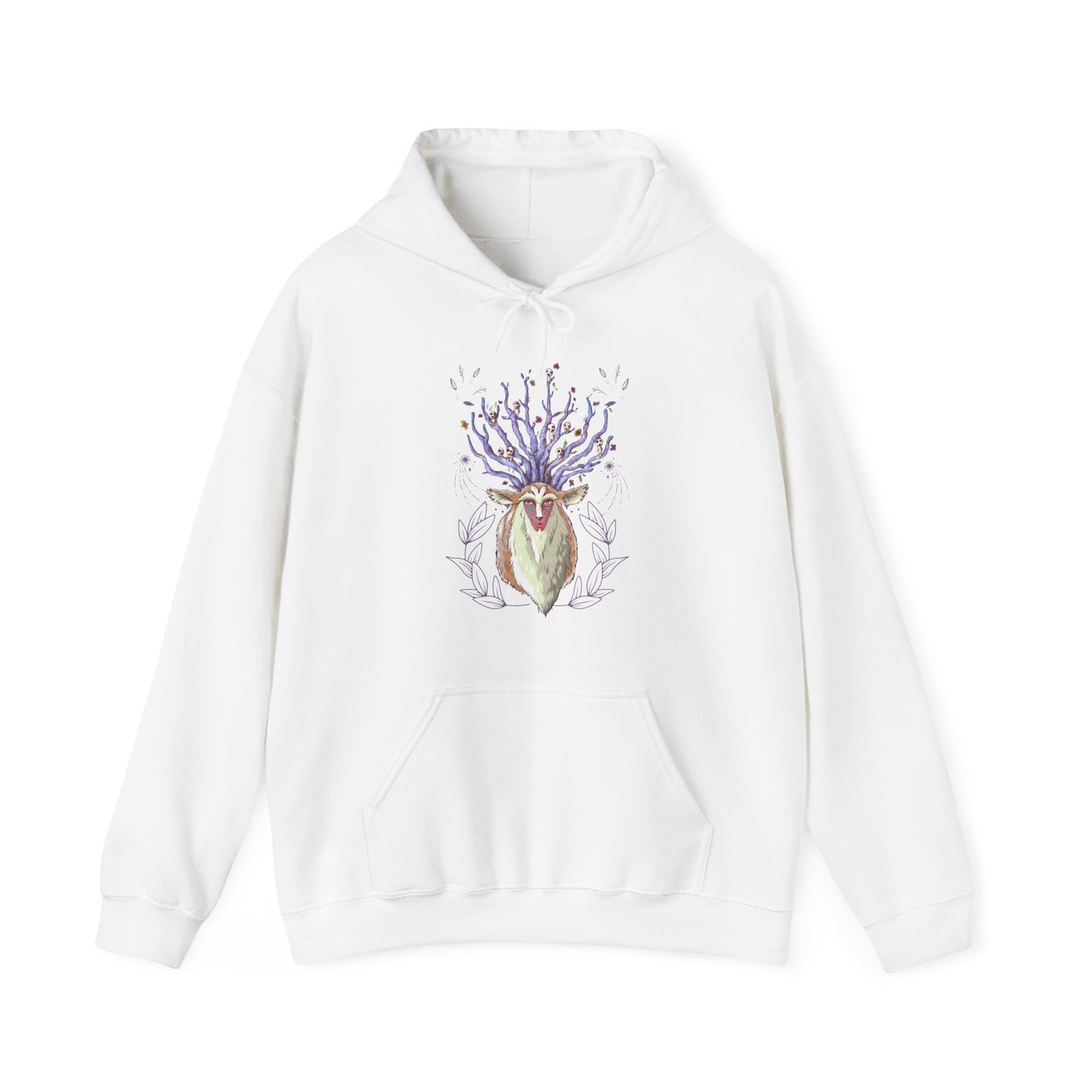 Forest Spirit Hoodie – 100% Cotton Princess Mononoke Hoodie | Studio Ghibli Forest God Sweatshirt