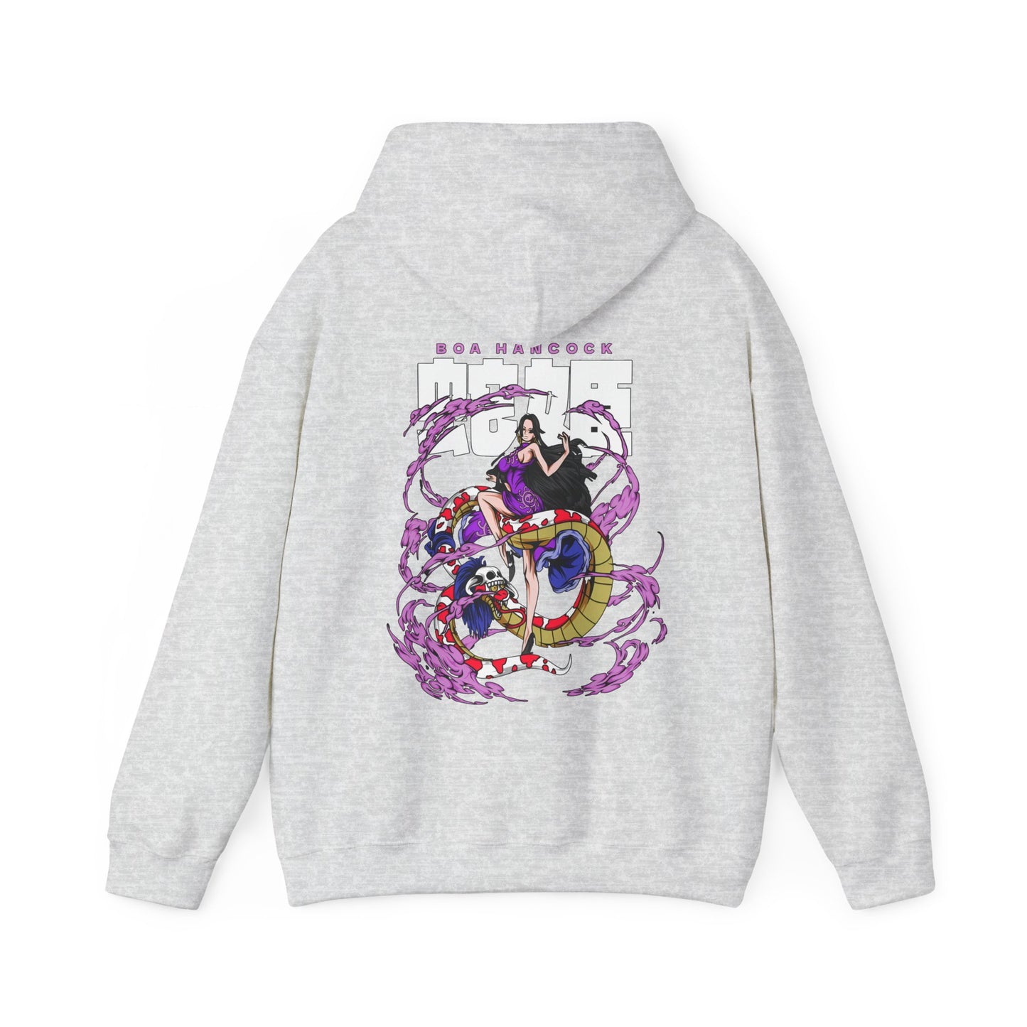 Boa Hancock Back Print Hoodie – 100% Cotton One Piece Anime Sweatshirt