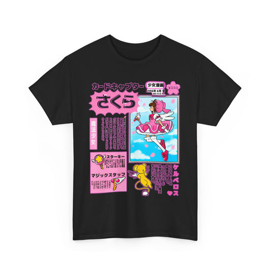 Sakura Card Captor T-Shirt – 100% Cotton Magical Girl Anime Tee for Fans