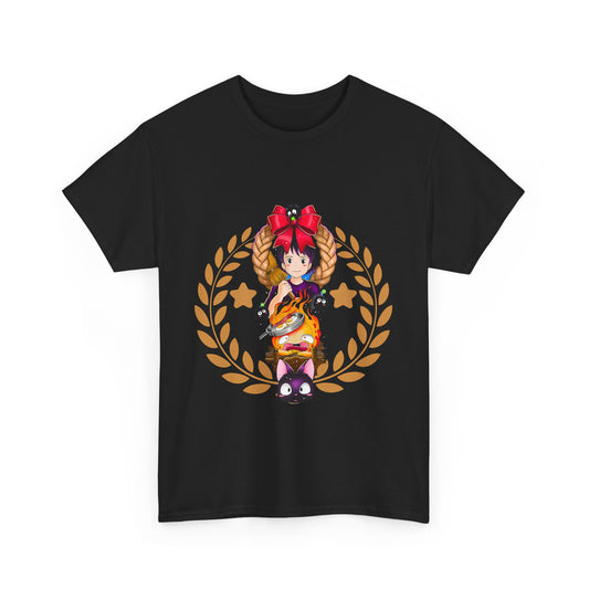 Kiki's Delivery Service T-Shirt 100% Cotton Studio Ghibli Anime Tee