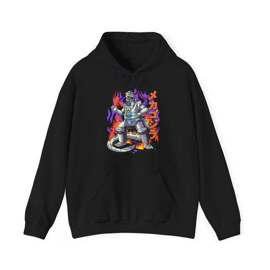 Mechagodzilla Kaiju Hoodie – 100% Cotton | Monsterverse Anime Streetwear for Kaiju Fans