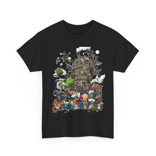 All Ghibli Characters T-Shirt – 100% Cotton Anime Fan Tee