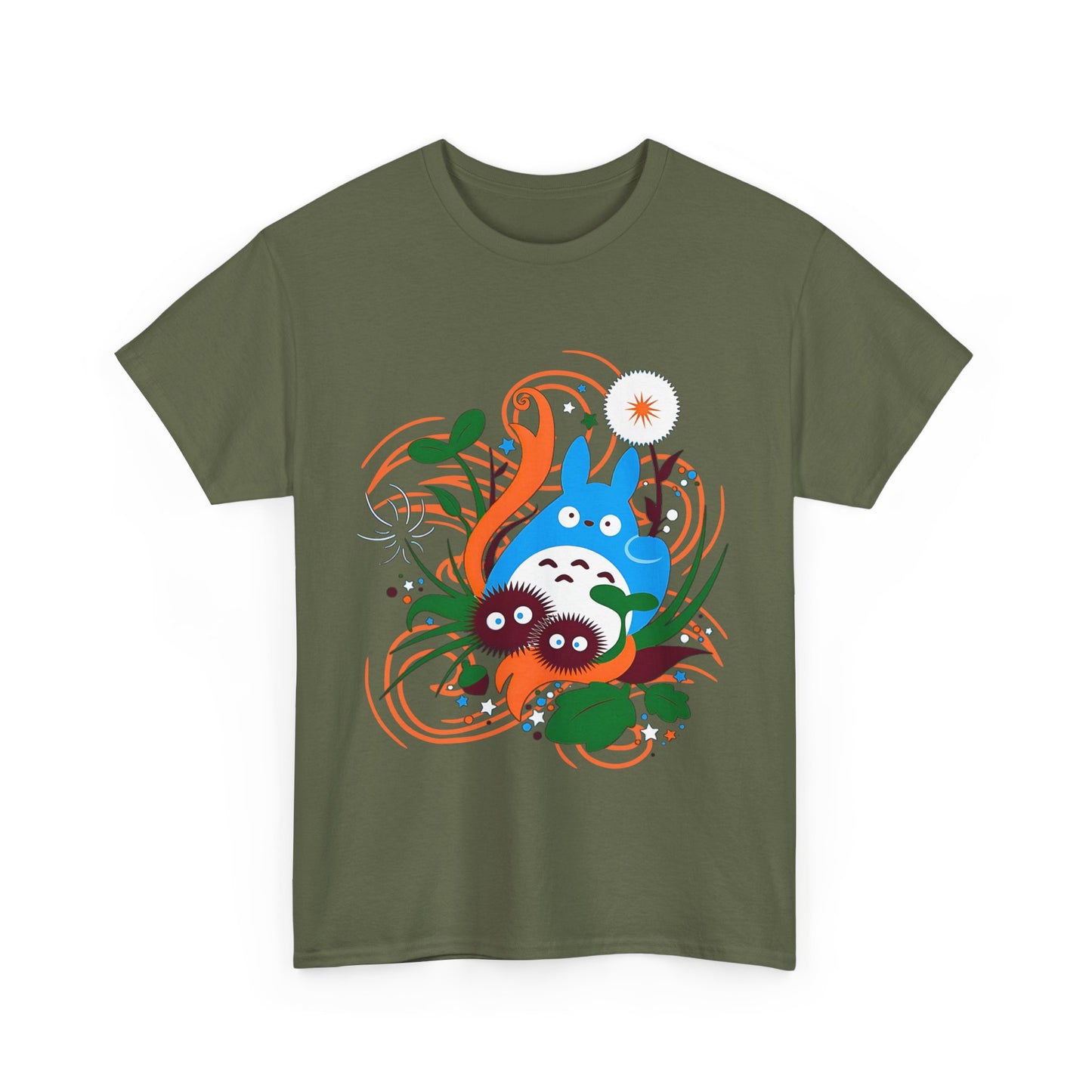 Totoro T-Shirt – 100% Cotton Studio Ghibli Tee for Anime Fans & Collectors