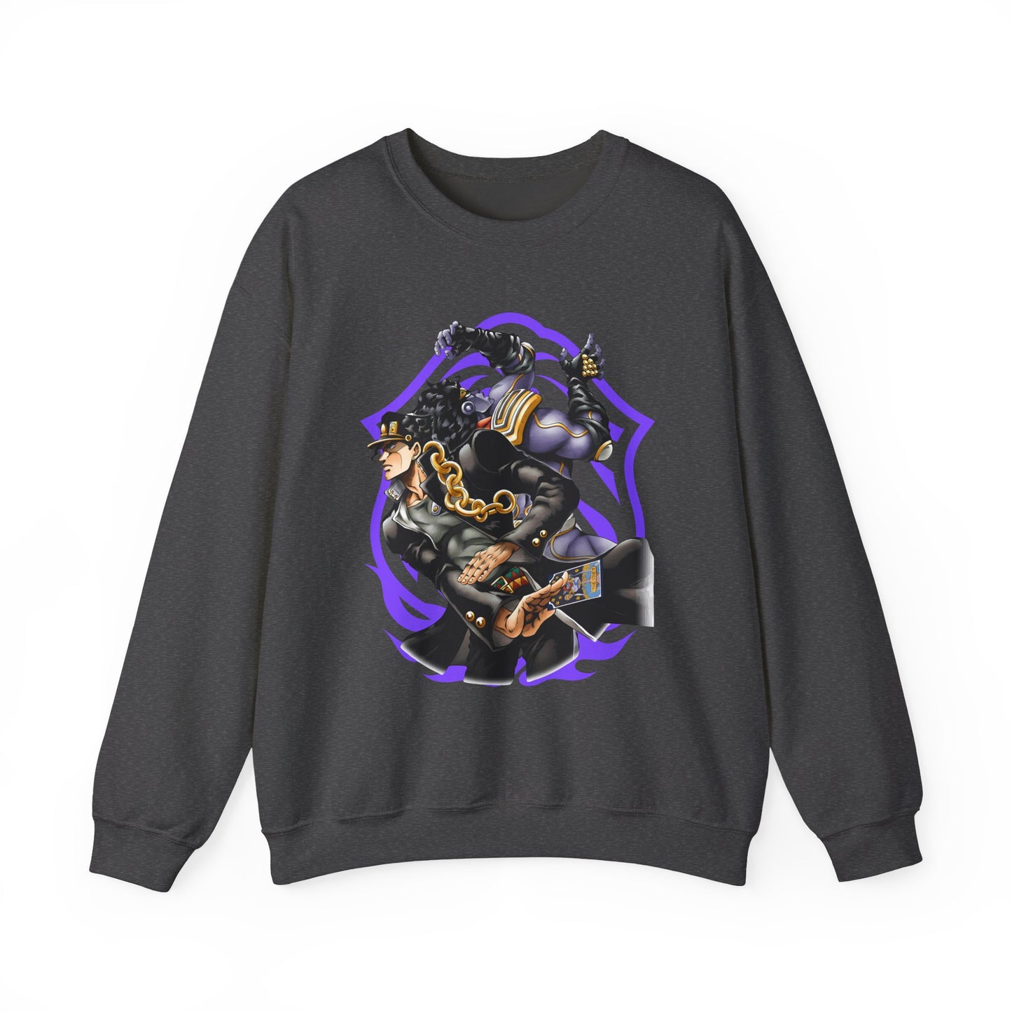 Jotaro Kujo Sweatshirt – 100% Cotton JoJo's Bizarre Adventure Anime Pullover