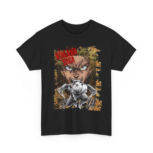 Thorfinn Vinland Saga T-Shirt – 100% Cotton Viking Anime Shirt for Fans