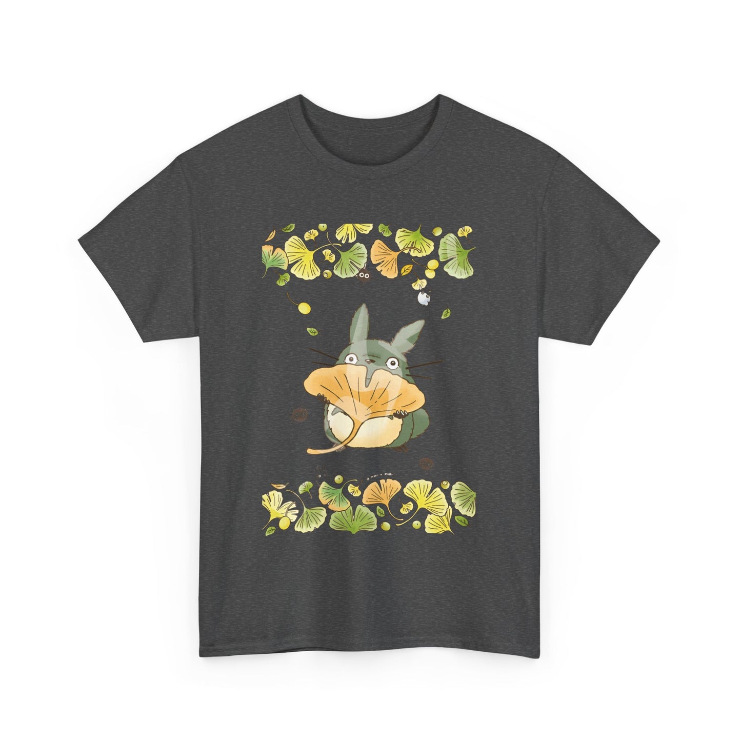 Totoro Flowers Dream T-Shirt – 100% Cotton Gildan 5000 | Studio Ghibli Aesthetic Anime Tee