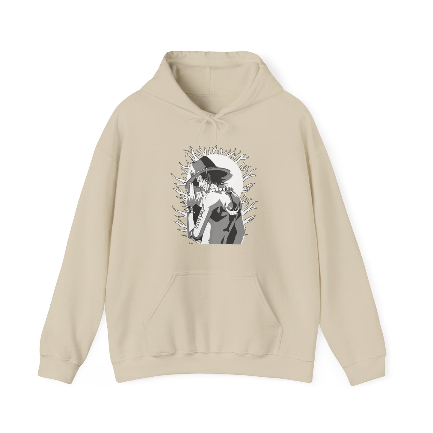 Portgas D. Ace One Piece Hoodie – 100% Cotton Anime Hoodie for Fire Fist Fans