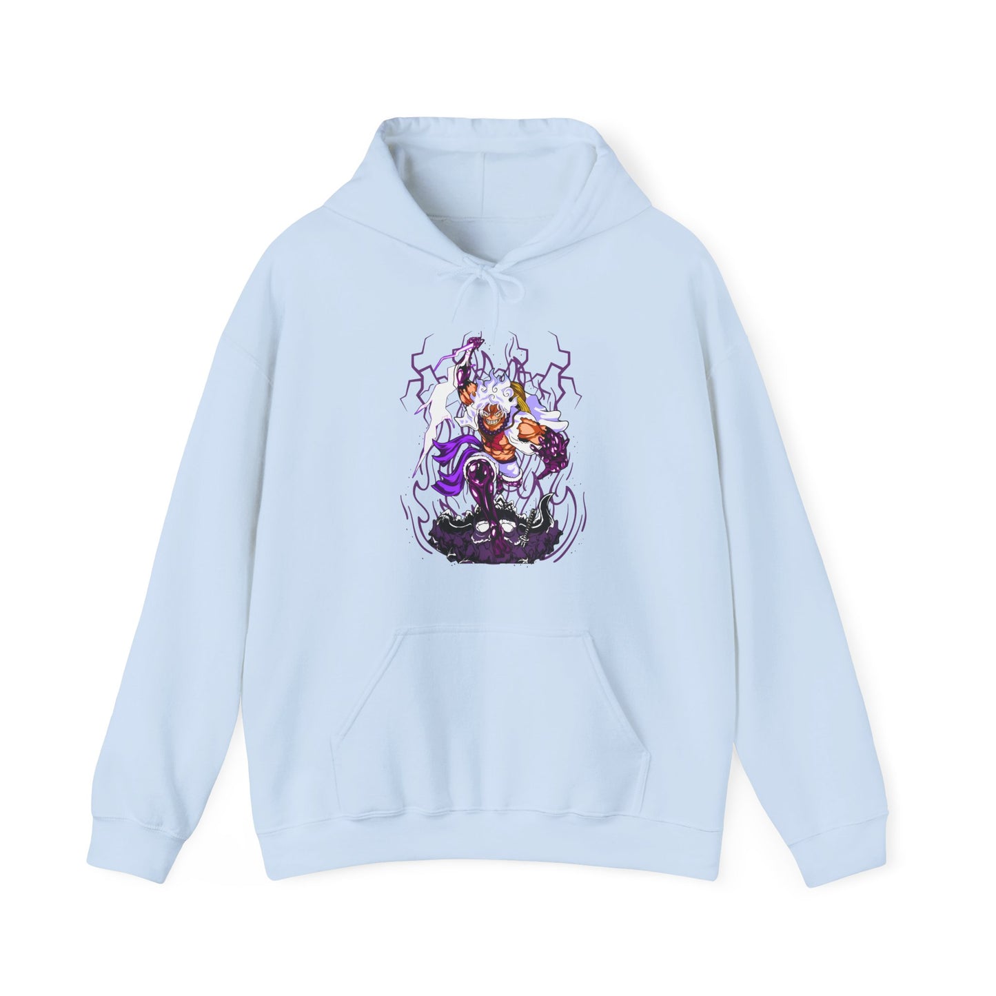 Luffy Gear 5 One Piece Hoodie – 100% Cotton Anime Hoodie for Straw Hat Fans