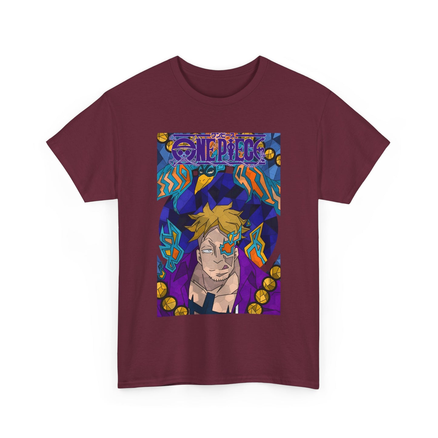 Marco the Phoenix One Piece T-Shirt – 100% Cotton Anime Tee for One Piece Fans