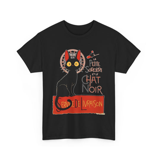 Kiki's Delivery Service T-Shirt – 100% Cotton "Service de Livraison" Studio Ghibli Tee for Fans
