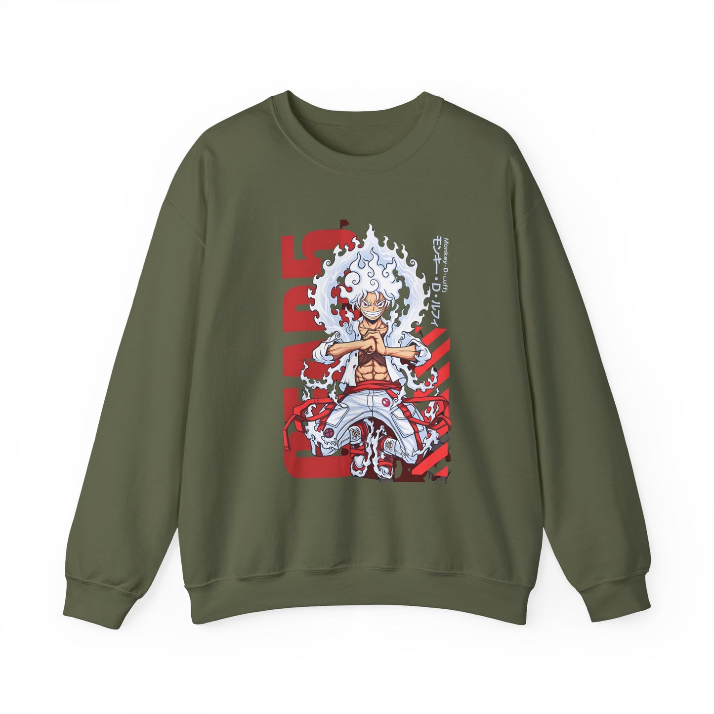 Monkey D. Luffy One Piece Sweatshirt – 100% Cotton Anime Pullover for True Fans