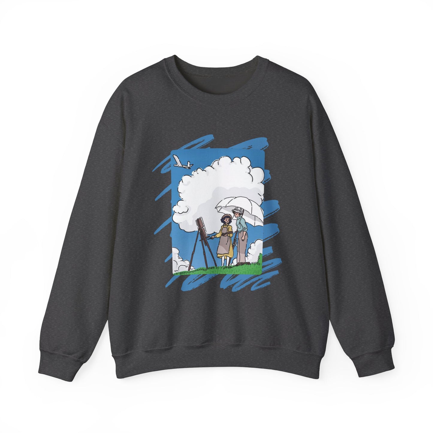 The Wind Rises Studio Ghibli Sweatshirt – 100% Cotton Cozy Anime Pullover for Ghibli Fans