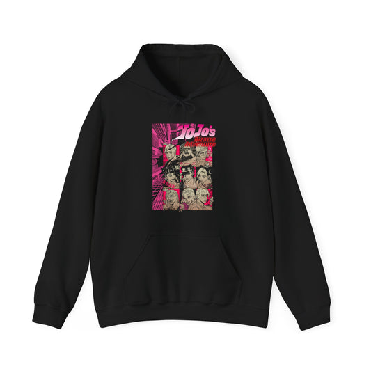 JoJo’s Bizarre Adventure Hoodie – 100% Cotton Anime Hoodie Featuring Iconic Joestar & Stand Designs – Stylish Otaku Sweatshirt