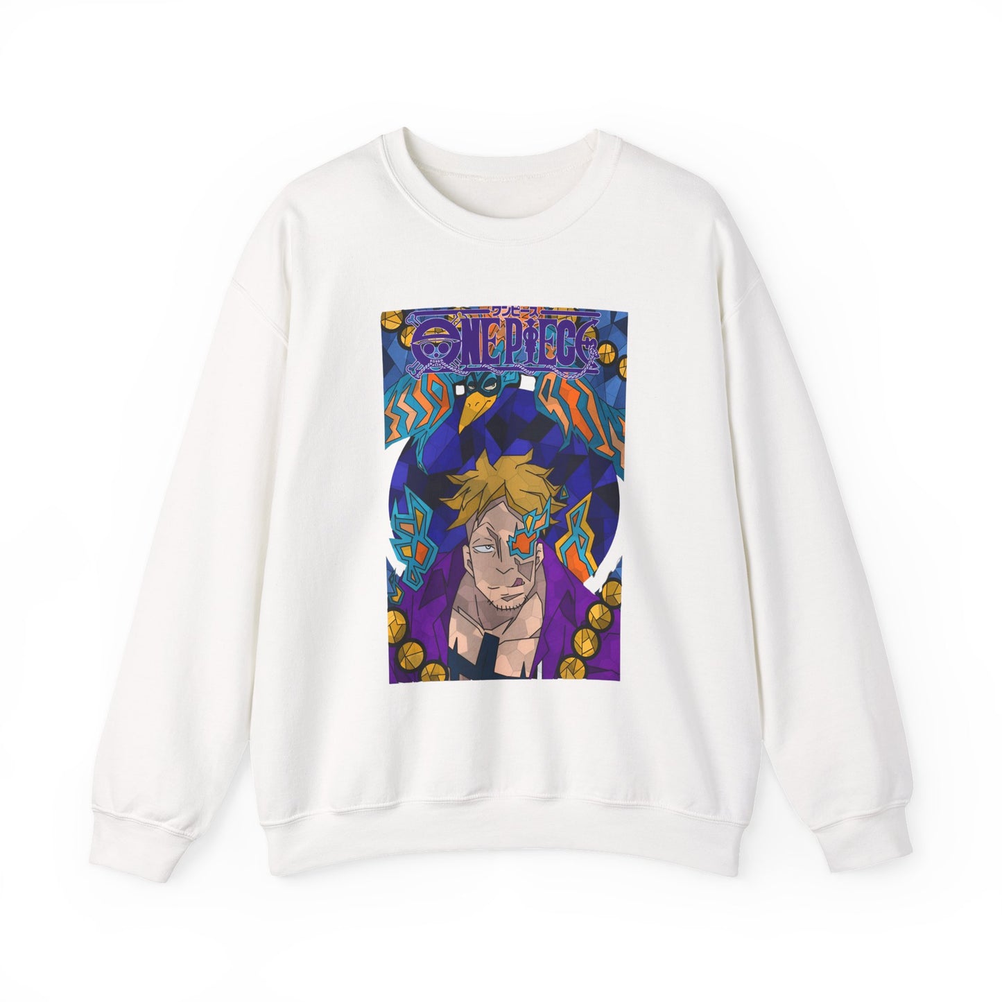 Marco the Phoenix One Piece Sweatshirt – 100% Cotton Anime Pullover for Fans