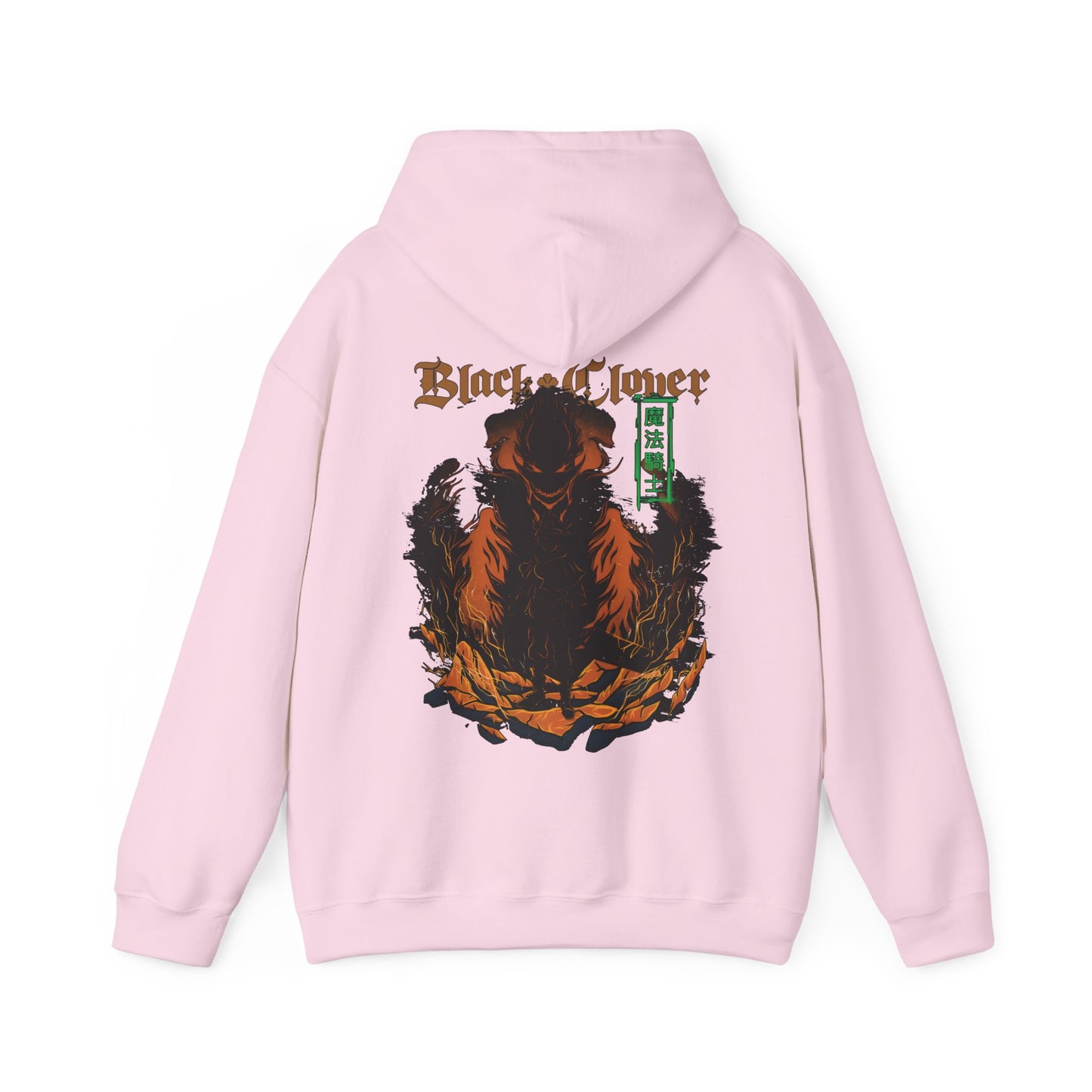 Black Clover Mythology Back Print Hoodie – 100% Cotton Anime Hoodie with Magical Symbols