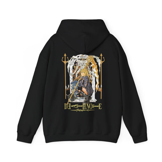 Misa Amane Death Note Back Print Hoodie – 100% Cotton Gothic Anime Streetwear
