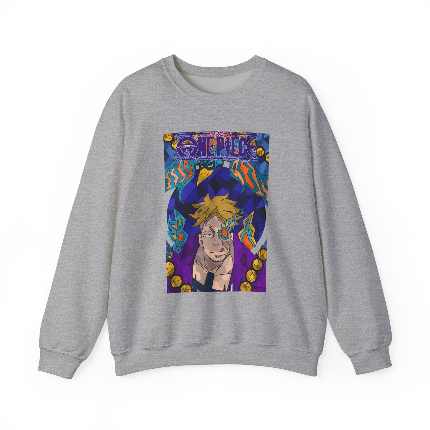 Marco the Phoenix One Piece Sweatshirt – 100% Cotton Anime Pullover for Fans
