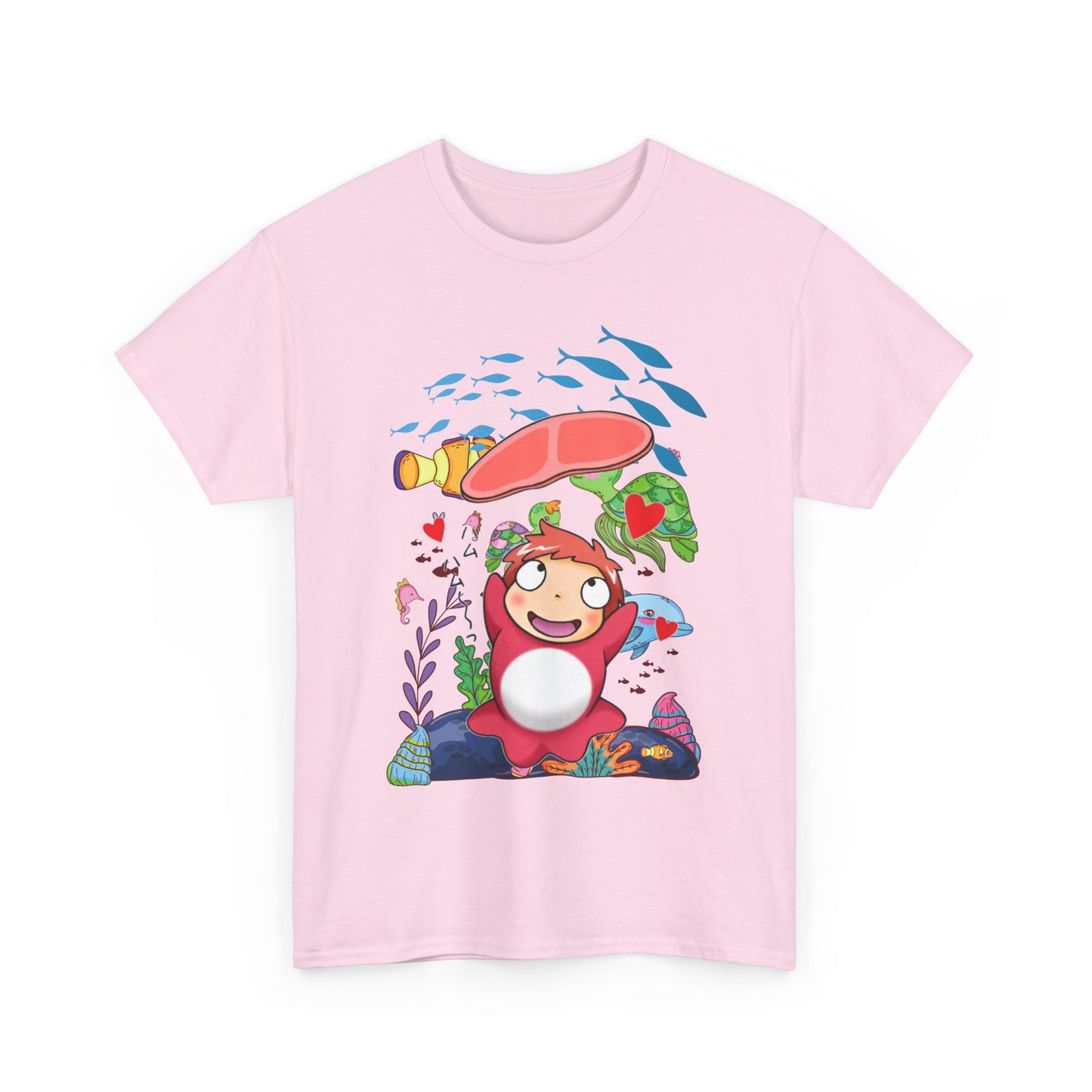 Ponyo Jam T-Shirt – 100% Cotton Studio Ghibli Inspired Tee for Anime Lovers