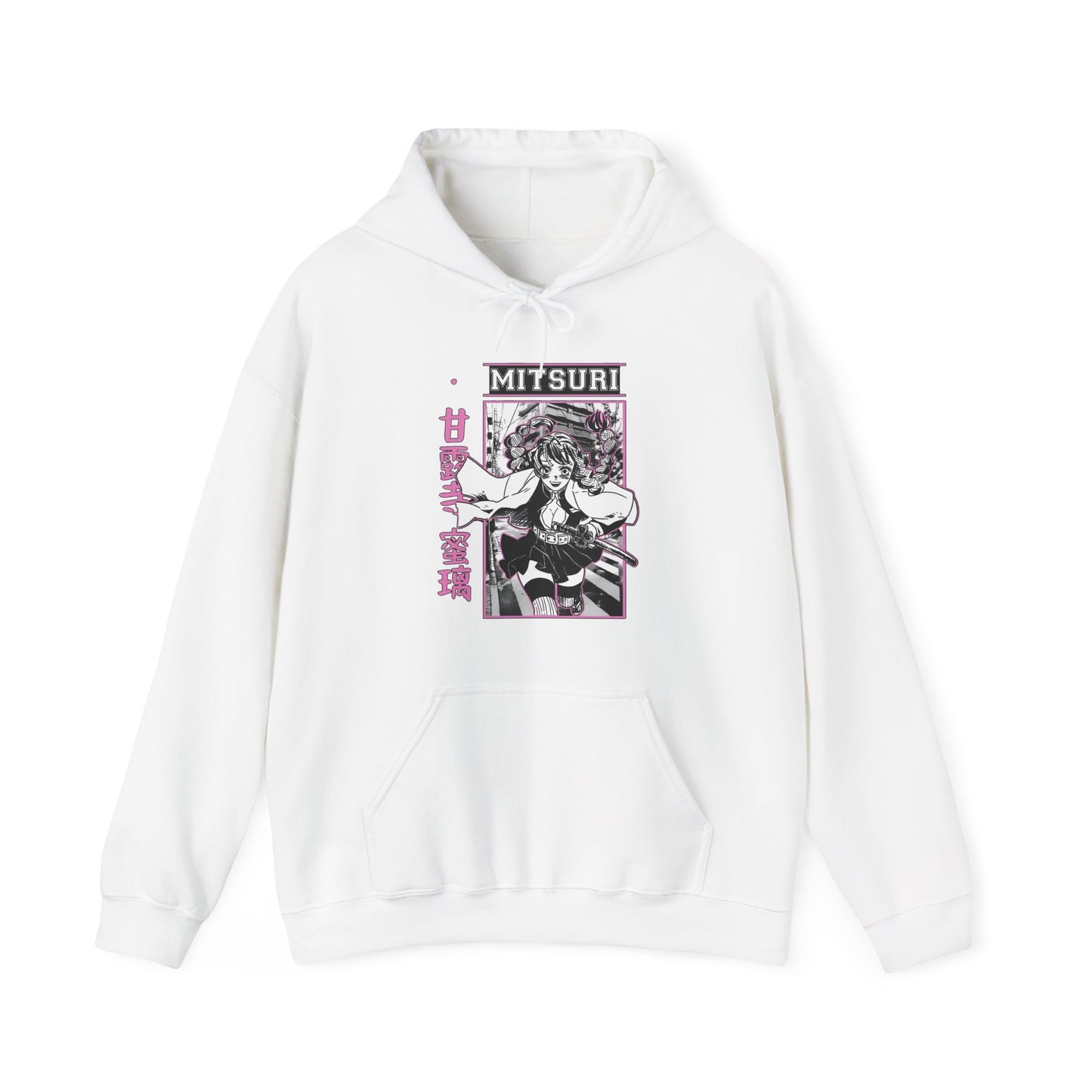 Mitsuri Kanroji Demon Slayer Hoodie – 100% Cotton Love Hashira Anime Pullover