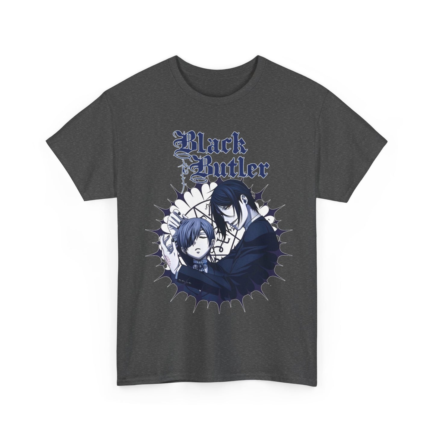 Black Butler T-Shirt – 100% Cotton Anime Tee Featuring Sebastian Michaelis