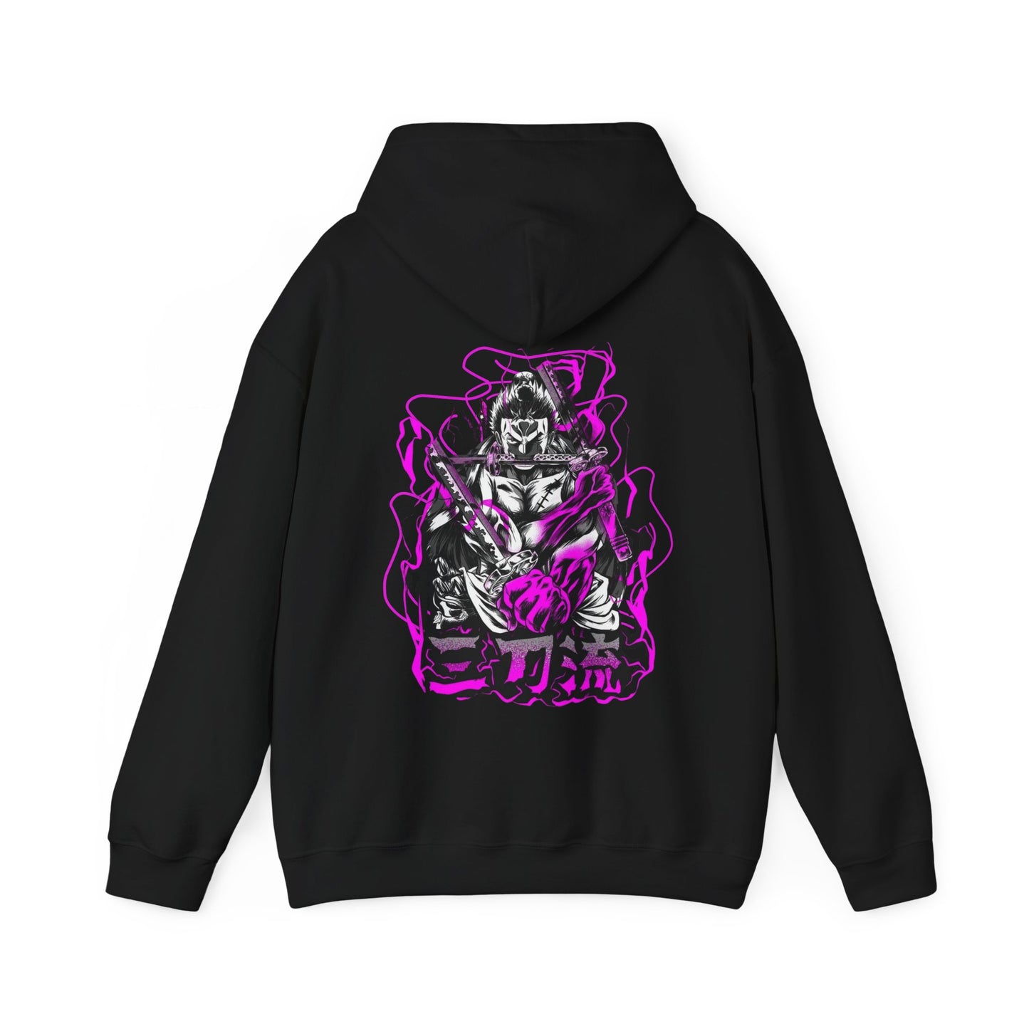 Roronoa Zoro Back Print Hoodie – 100% Cotton One Piece Anime Hoodie for True Fans