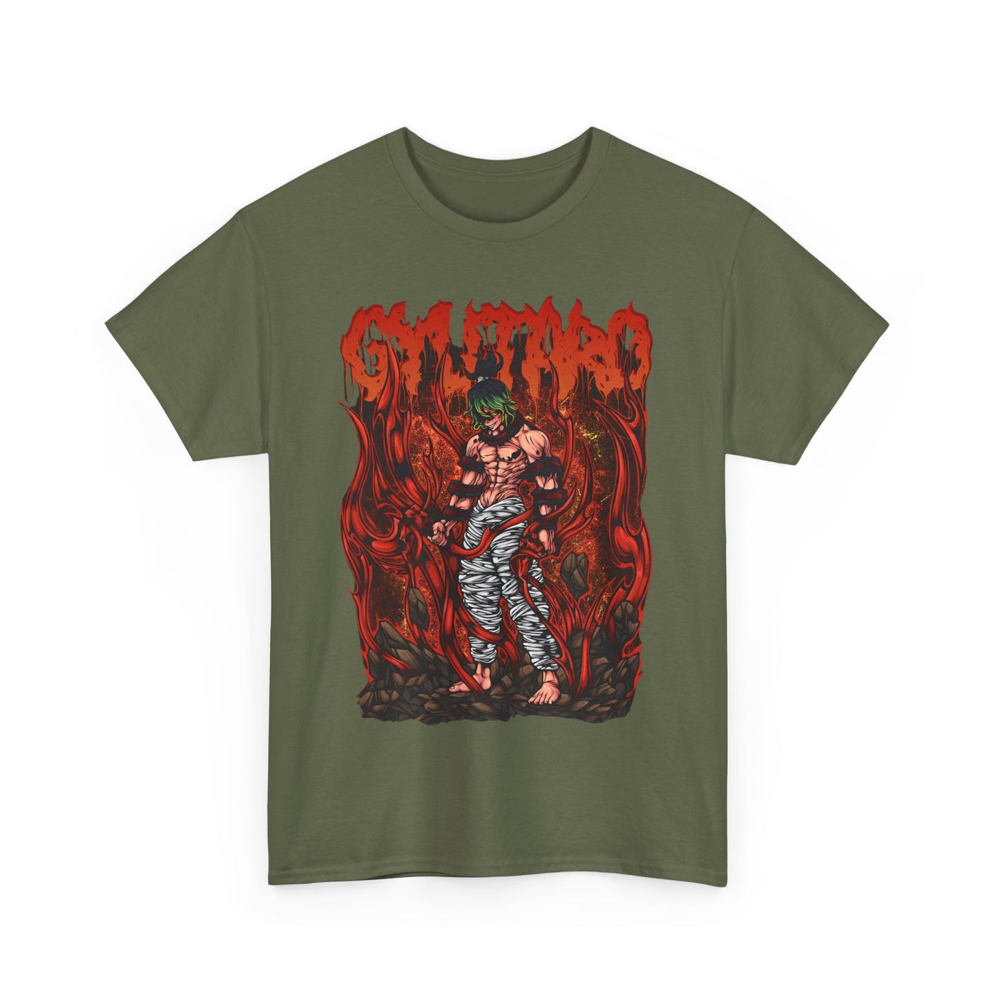 Gyutaro Demon Slayer T-Shirt – 100% Cotton Anime Tee for Upper Moon Six Fans