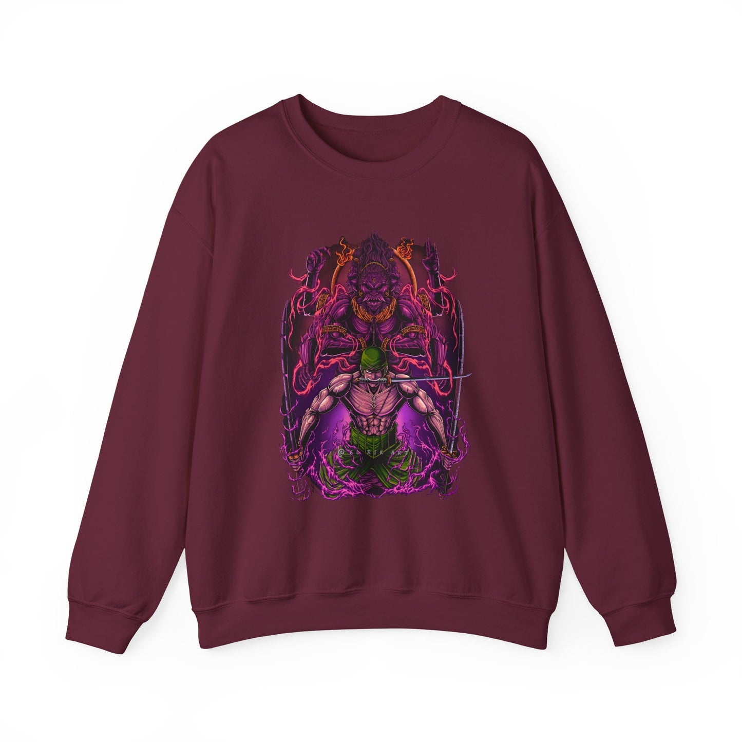 Roronoa Zoro Sweatshirt – 100% Cotton One Piece Anime Crewneck
