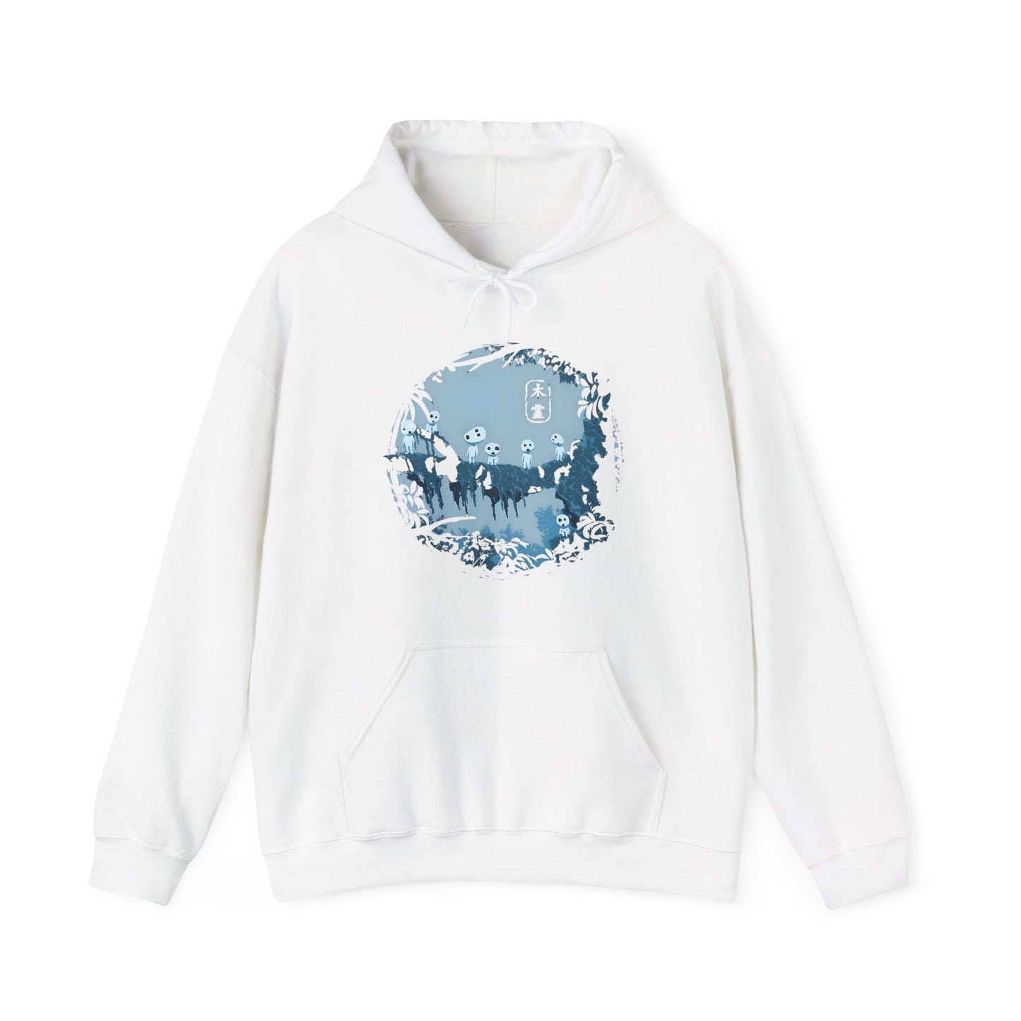 Kodama Tree Forest Hoodie – 100% Cotton Studio Ghibli Hoodie Inspired by Princess Mononoke