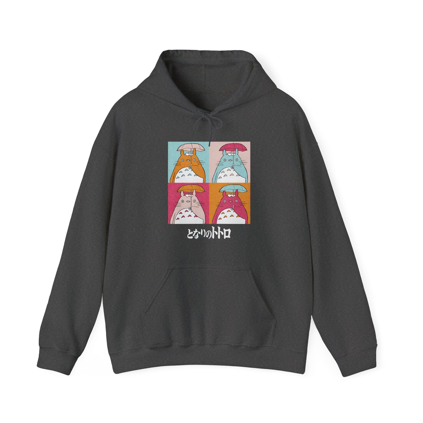 Totoro Aesthetic Art Collage Hoodie – 100% Cotton Studio Ghibli Anime Hoodie