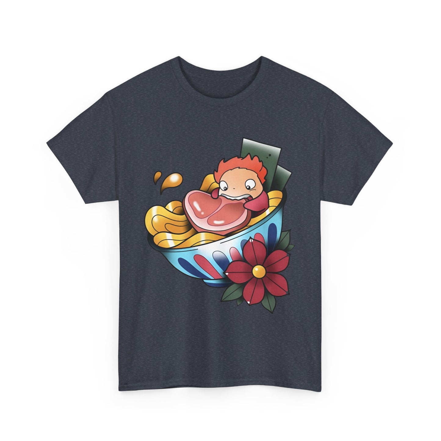 Ponyo Snack Jam T-Shirt | 100% Cotton Studio Ghibli Anime Tee