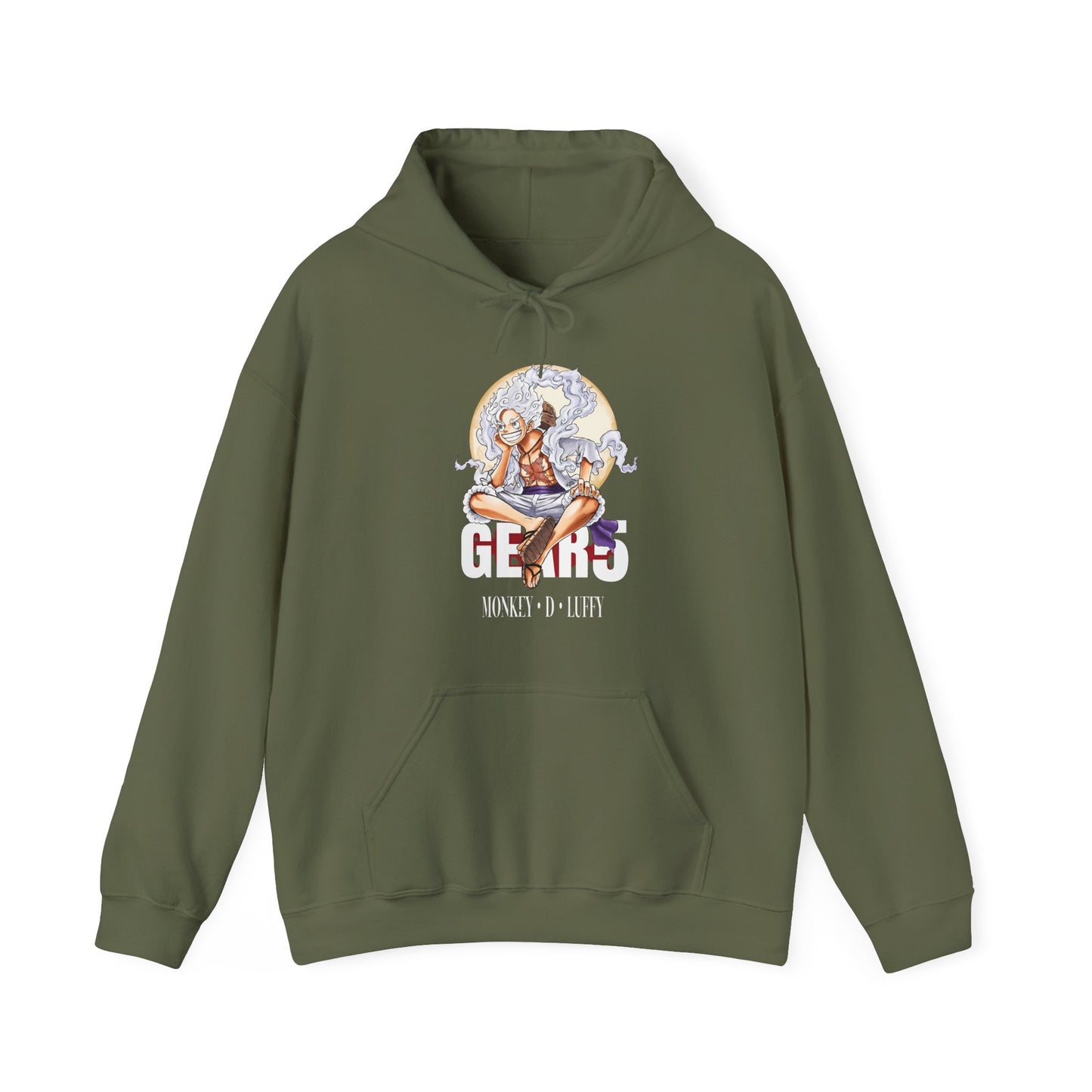 Monkey D. Luffy Gear 5 Hoodie – 100% Cotton One Piece Anime Hoodie