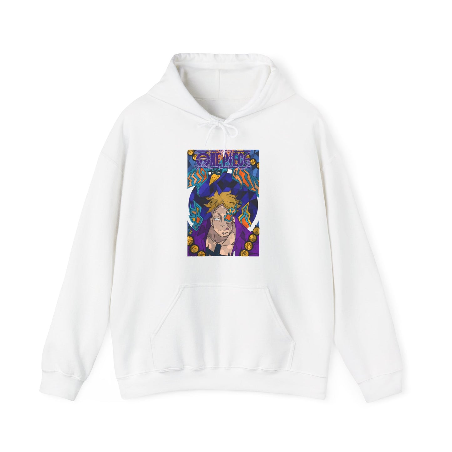 "Marco the Phoenix Hoodie – 100% Cotton One Piece Anime Sweatshirt for Fans"